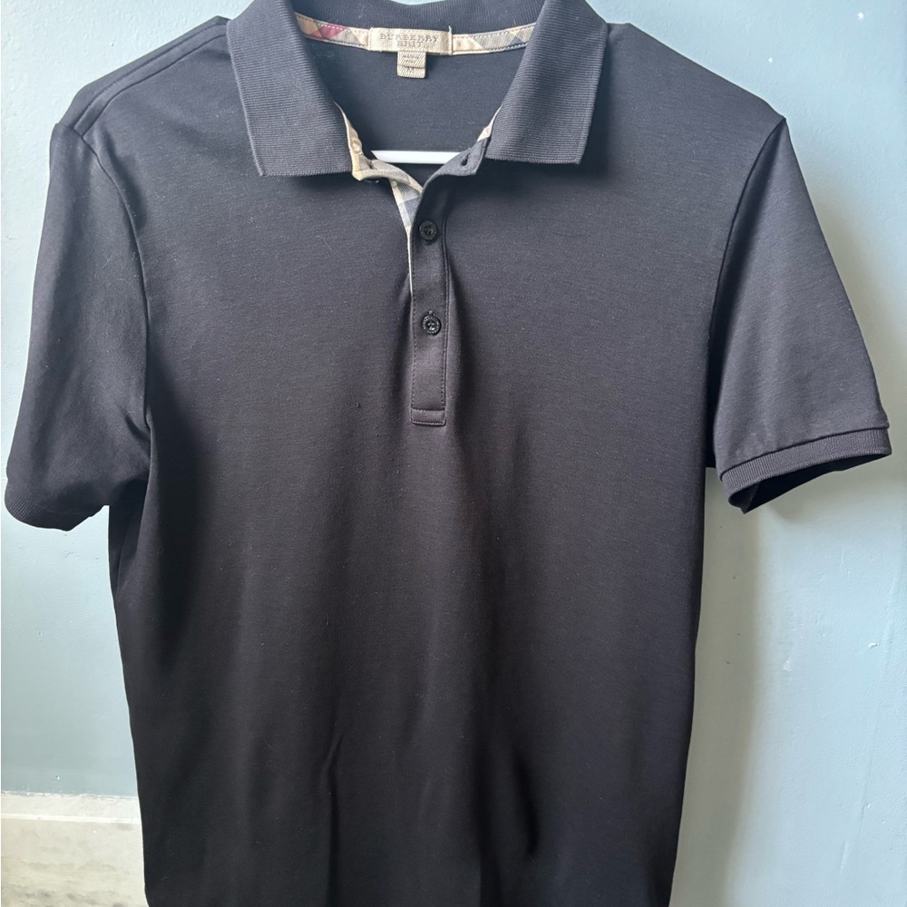 Burberry Black Polo Shirt